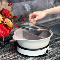 Bộ bếp từ Fika + nồi lẩu 2 ngăn có nắp Kitchenwel