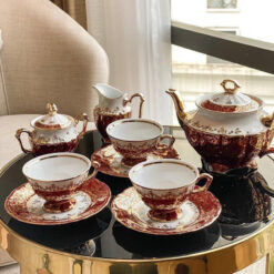 Bộ trà sứ mạ vàng Royal Czech Porcelain BC19