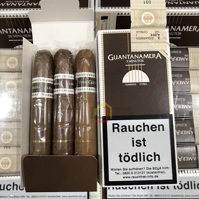 cigar-guantanamera-minutos-hop-3-dieu3 Cigar Guantanamera Minutos hộp 3 điếu