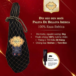 Đùi heo muối nguyên xương Paleta De Bellota 100% Iberica 5 -5,5kg