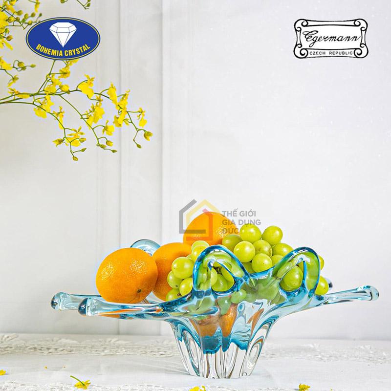 khay-dia-nghe-thuat-pha-le-tiep-khac-egermann-45cm Khay Đĩa Nghệ Thuật Pha Lê Tiệp Khắc Egermann 45cm