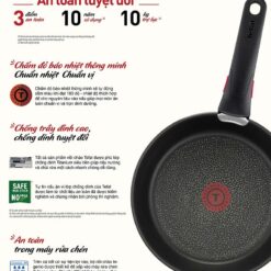 Set 2 chảo chống dính Tefal Ingenio Daily Chef L3989622 22cm và 26cm cán rời