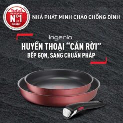 Set 2 chảo chống dính Tefal Ingenio Daily Chef L3989622 22cm và 26cm cán rời