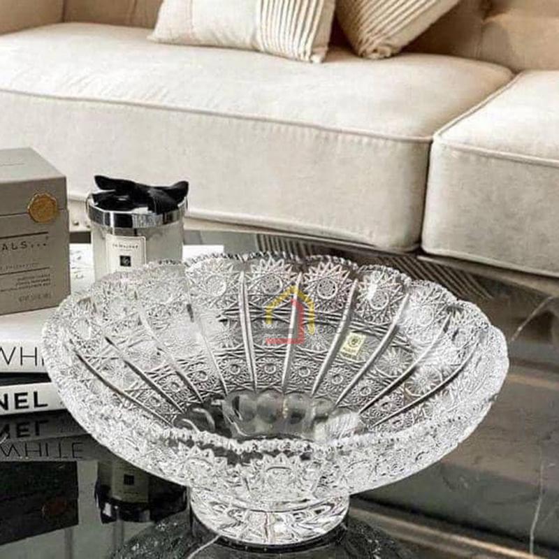 set-lo-hoa-va-mam-bong-bohemia-pha-le-mai-cao-cap (4) Set lọ hoa và mâm bồng Bohemia pha lê mài cao cấp