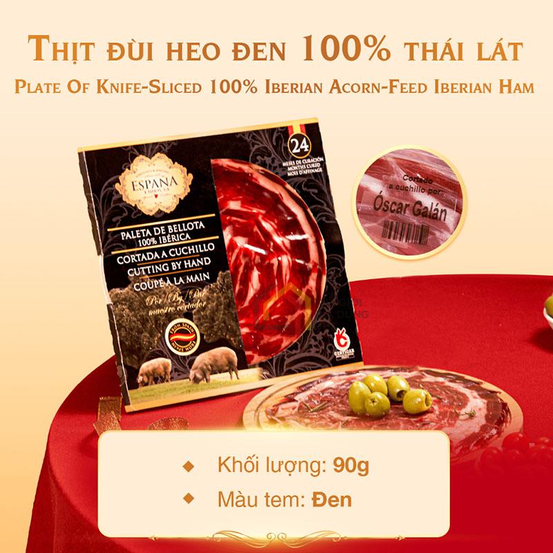 thit-heo-muoi-espana-tay-ban-nha-thai-lat-100-90g Thịt heo muối Espana Tây Ban Nha thái lát 100% 90g