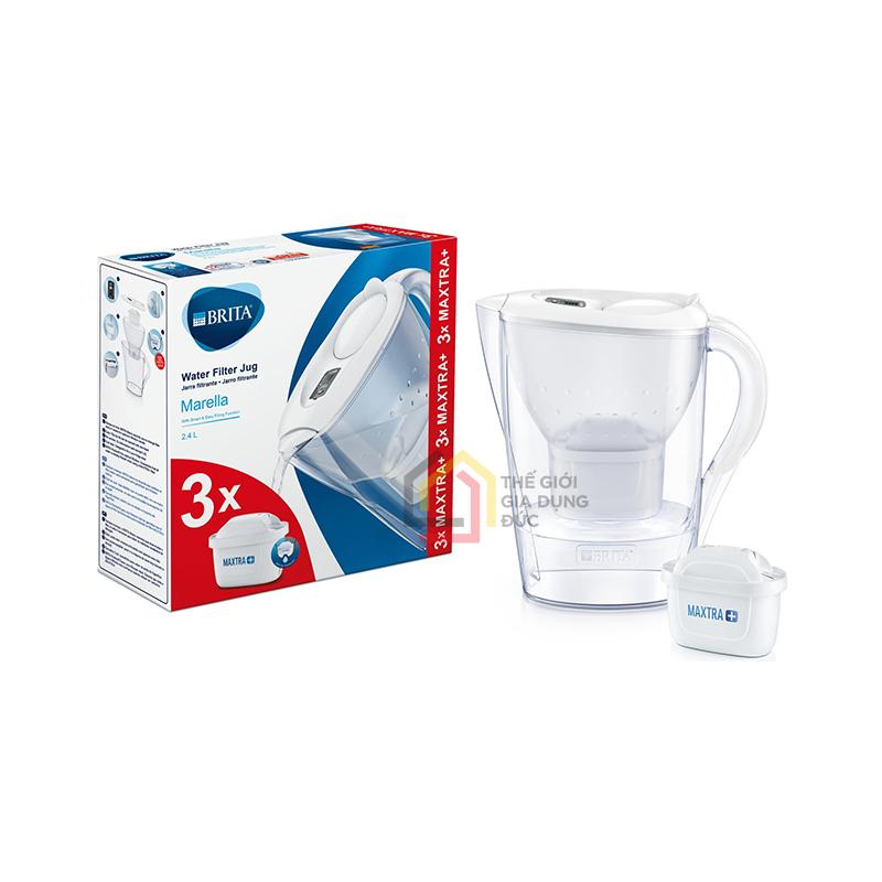 binh-loc-nuoc-brita-marella-memo-white-24l-kem-3-loi-loc2 Bình lọc nước Brita Marella Memo white 2,4L kèm 3 lõi lọc