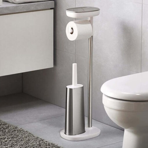 Giá đựng giấy vệ sinh và cọ toilet Joseph Joseph 75019 Easytore Plus Stand 4 in 1