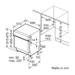 Máy rửa bát bán âm Bosch SMI8YCS03E Serie 8