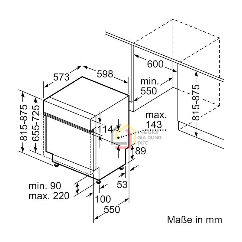 may-rua-bat-ban-am-bosch-smi8ycs03e-serie-8-5 Máy rửa bát bán âm Bosch SMI8YCS03E Serie 8
