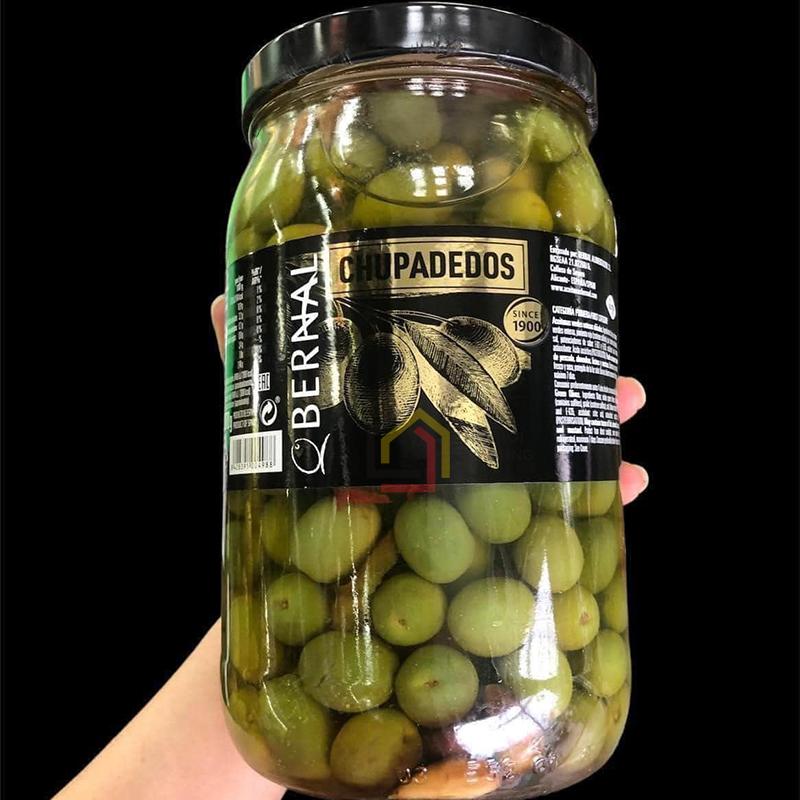 oliu-xanh-bernal-685g-ngam-toi-ot1 Oliu xanh Bernal 685g ngâm tỏi ớt