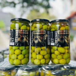 Oliu xanh Bernal 685g ngâm tỏi ớt