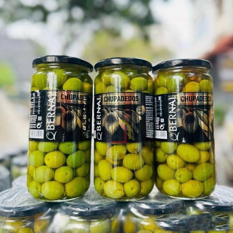 oliu-xanh-bernal-685g-ngam-toi-ot4 Oliu xanh Bernal 685g ngâm tỏi ớt