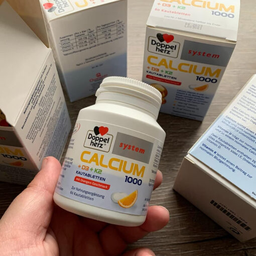 Viên Calcium 1000 + D3 + K2 của hãng Doppel Herz