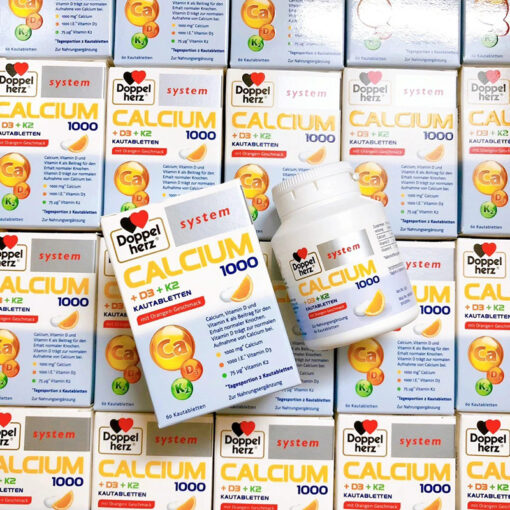 Viên Calcium 1000 + D3 + K2 của hãng Doppel Herz