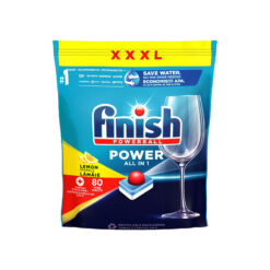 Viên rửa bát tổng hợp Finish Power All In One 80 Viên