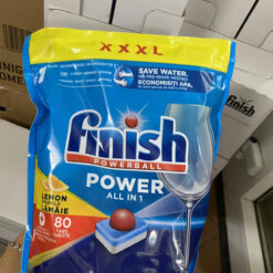 Viên rửa bát tổng hợp Finish Power All In One 80 Viên