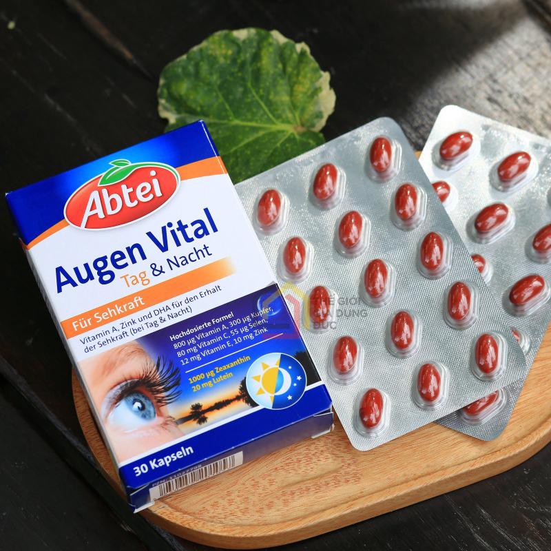 vien-uong-bo-mat-abtei-augen-vital-tag-nacht-hop-30v7 Viên uống bổ mắt Abtei Augen Vital Tag & Nacht Hộp 30v