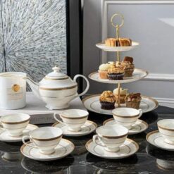 Bộ trà hoàng gia viền vàng Imperial