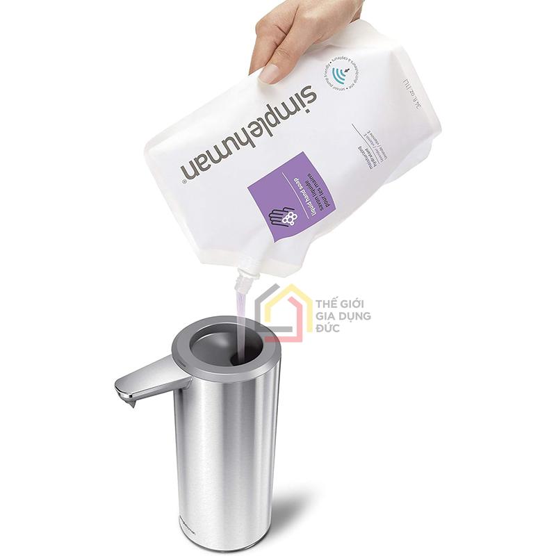 chiet-xa-phong-cam-ung-simplehuman-st1043-4 Chiết xà phòng cảm ứng Simplehuman ST1043