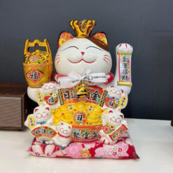 Mèo thần tài - Kim vận chiêu tài size 32cm