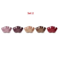 Set 5 đĩa hoa sâu lòng Le Creuset 20cm