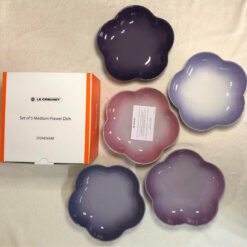 Set 5 đĩa hoa sâu lòng Le Creuset 20cm