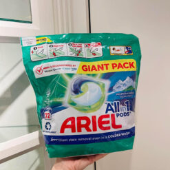 Viên giặt Ariel của Đức thế hệ mới 72 viên dạng túi