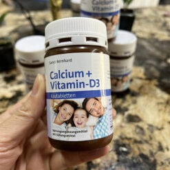 Viên ngậm Calcium + Vitamin D3 Sanct Bernhard vị socola lọ 150 viên