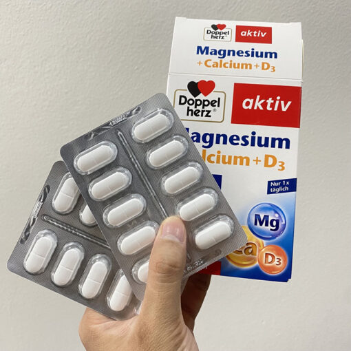 Viên uống bổ sung Magnesium Calcium-D3 hộp 40 viên