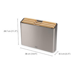 Bộ 3 thớt phân loại Joseph Joseph Folio Steel Bamboo 60229