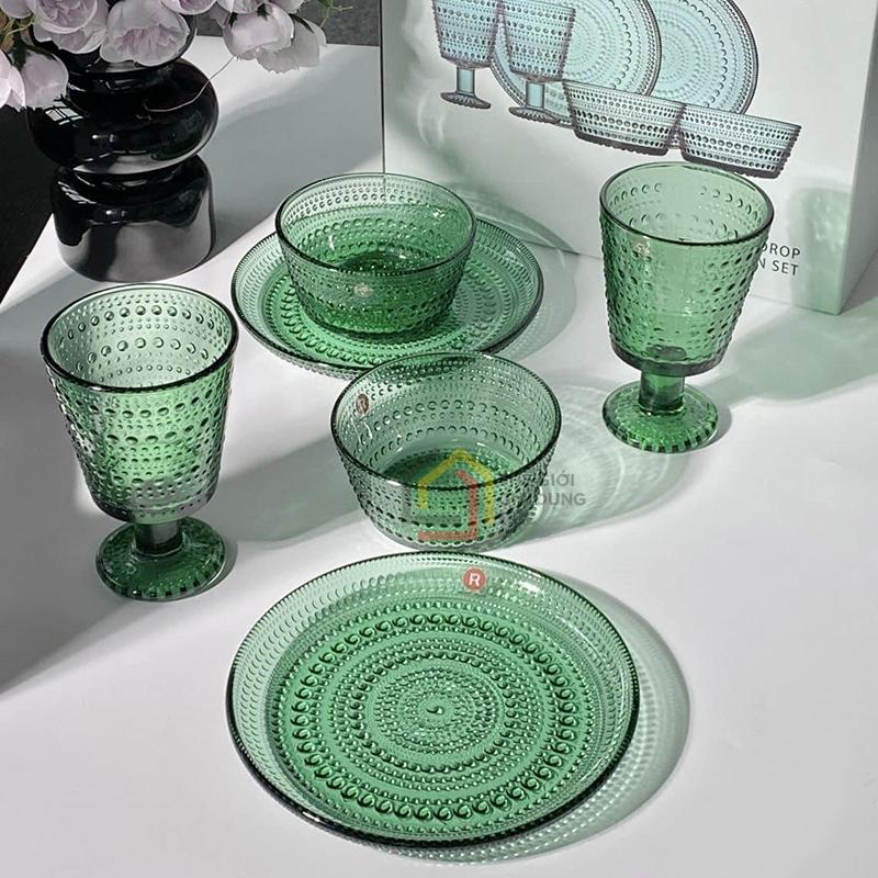 bo-bat-dia-ly-mau-xanh-ngoc-bich-ranke-home-eu1 Bộ bát, đĩa, ly màu xanh ngọc bích Ranke Home EU