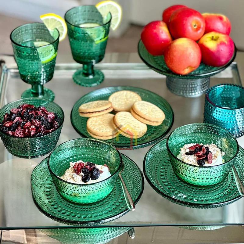 bo-bat-dia-ly-mau-xanh-ngoc-bich-ranke-home-eu7 Bộ bát, đĩa, ly màu xanh ngọc bích Ranke Home EU