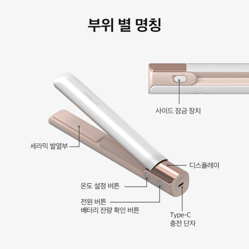 Máy là tóc, uốn không dây Graphene Ohella OB-HI02