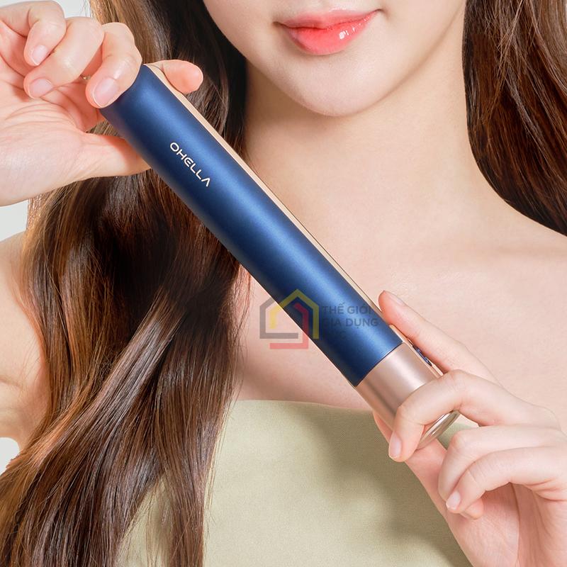 may-la-toc-uon-khong-day-graphene-ohella-ob-hi02 (8) Máy là tóc, uốn không dây Graphene Ohella OB-HI02