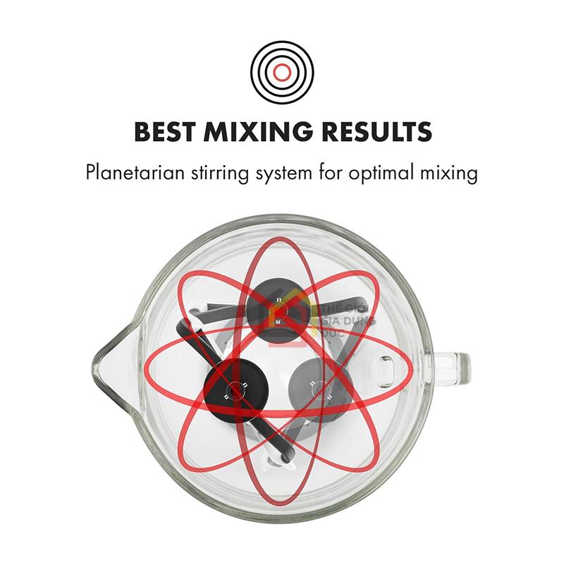 may-lam-bep-da-nang-3-in-1-klarstein-lucia-rossa-1300w5 Máy làm bếp đa năng 3 in 1 Klarstein Lucia Rossa 1300w