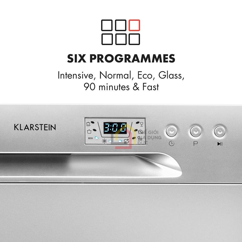 may-rua-bat-klarstein-amazonia-8-bo5 Máy rửa bát Klarstein Amazonia 8 bộ