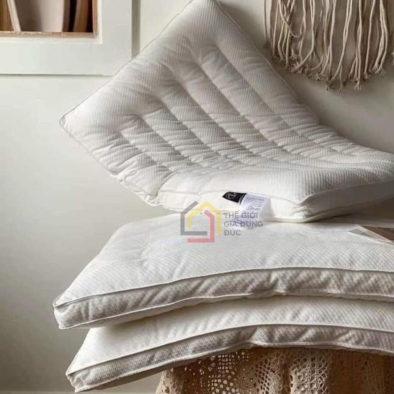 ruot-goi-thap-soi-long-vu-1-doi-2-cai4 Ruột gối thấp sợi lông vũ (1 đôi - 2 cái)