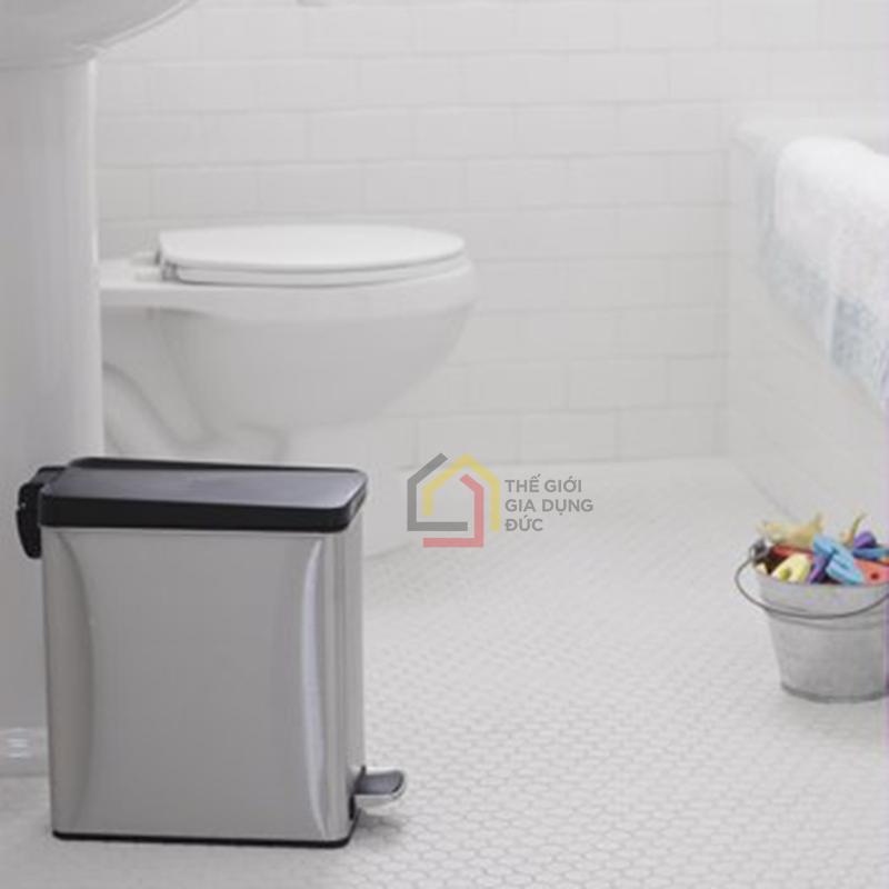 thung-rac-chu-nhat-10l-simplehuman5 Thùng rác chữ nhật 10L Simplehuman