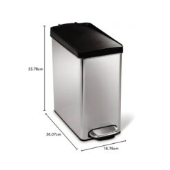 Thùng rác chữ nhật 10L Simplehuman