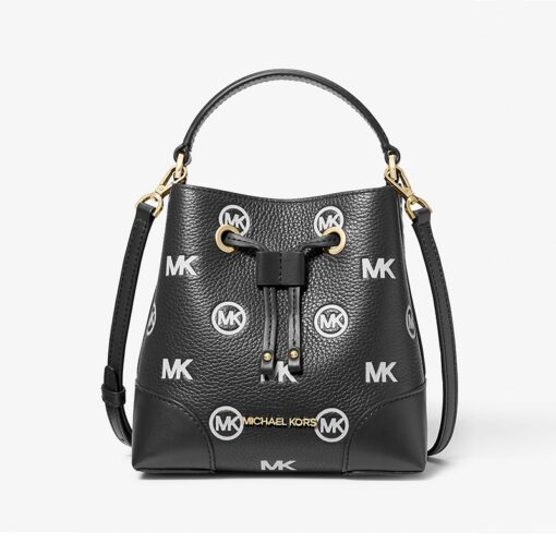 Túi đeo chéo nữ Micheal Kors Mercer Small Logo Bucket Bag