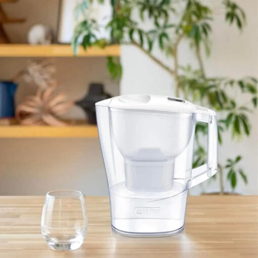 Bình lọc nước Brita Aluna MX Pro white 2,4L kèm 3 lõi lọc