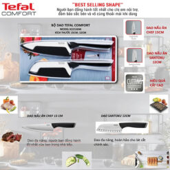 Bộ 2 dao Tefal Comfort K221S244 15cm và 12cm