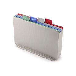 Bộ thớt kèm dao New Joseph Joseph Index Regular Chopping Board Silver (60131)