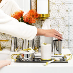 Khay Calla Lily Vanity Tray (44cm x 17cm)