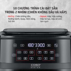Nồi chiên không dầu kết hợp hấp CASO Airfry & Steam 700