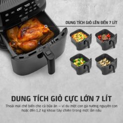 Nồi chiên không dầu kết hợp hấp CASO Airfry & Steam 700