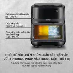 Nồi chiên không dầu kết hợp hấp CASO Airfry & Steam 700