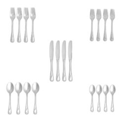 Bộ dao, thìa, dĩa 20 món Amazon Basics Mỹ