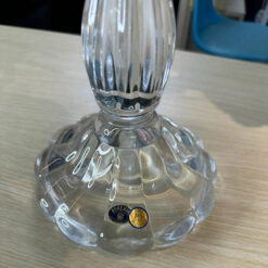 Chân nến pha lê 3 tay Bohemia Crystal cao 42cm