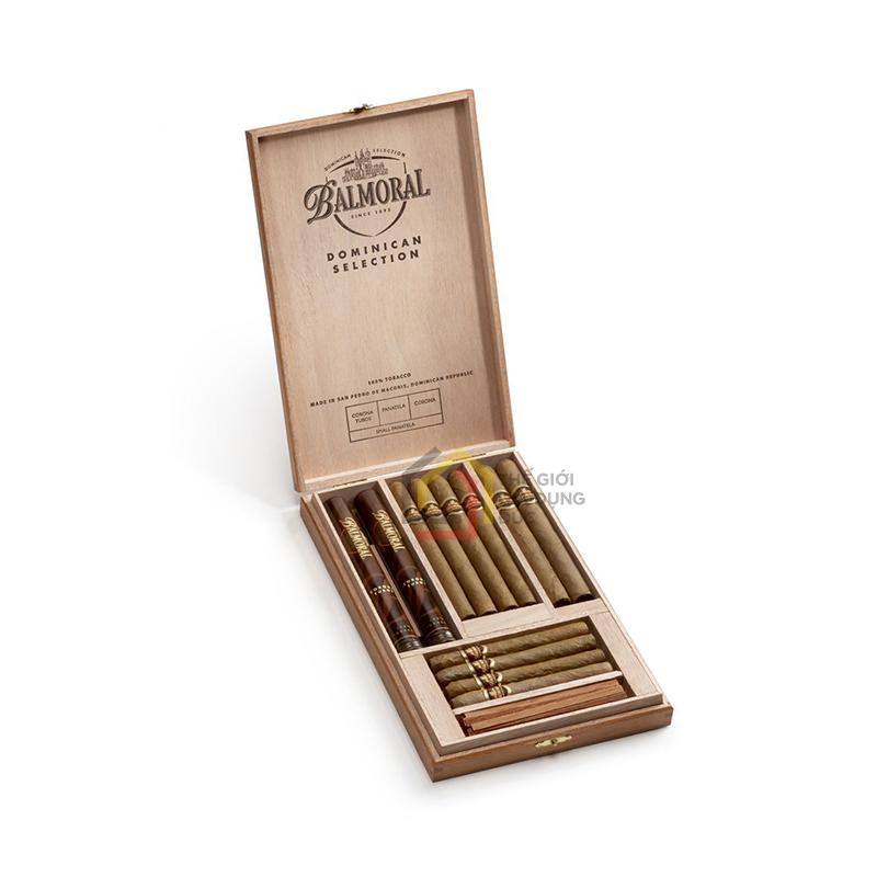 cigar-balmoral-dominican-selection-collection-sampler-hop-12-dieu Cigar Balmoral Dominican Selection Collection Sampler (hộp 12 điếu)